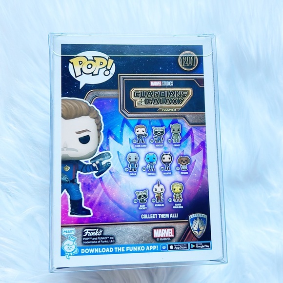 NEW Funko Pop Guardians of the Galaxy  Star-Lord in Clear Case #1201 - Picture 3 of 3